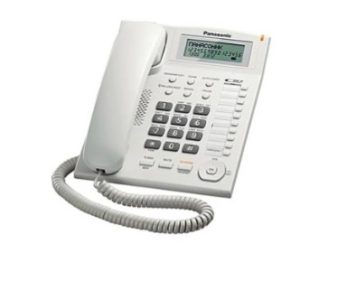 Panasonic KX-TS880 | Corded Landline Phone with Caller ID & Speakerphone