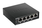DGS-1005P 5-Port Desktop Gigabit PoE+ Switch - D-Link