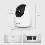tenda CP7 4MP Ultra HD Security Pan/Tilt CCTV Camera