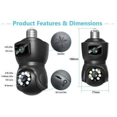 Bulb Camera lens R3 2MP PTZ